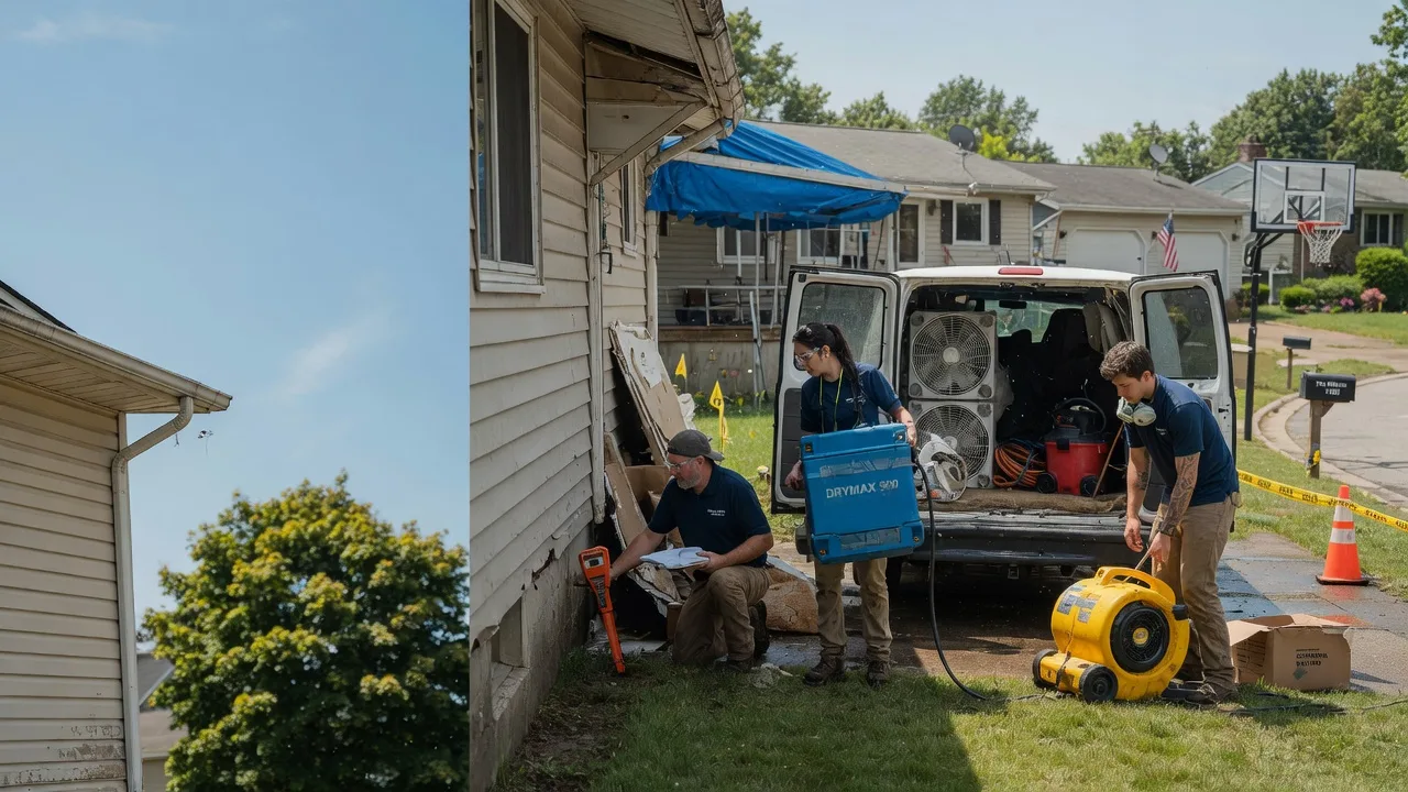 Ceiling Leak Cleanup in Lynn Center, IL near me